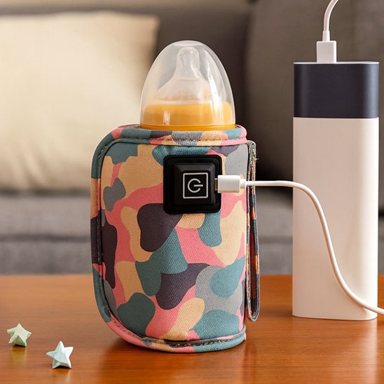 Chauffe biberon portable avec cĂąble usb