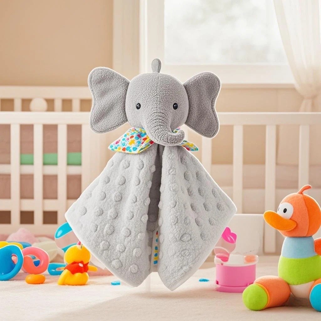 Doudou bebe éléphant transforme les moments difficiles