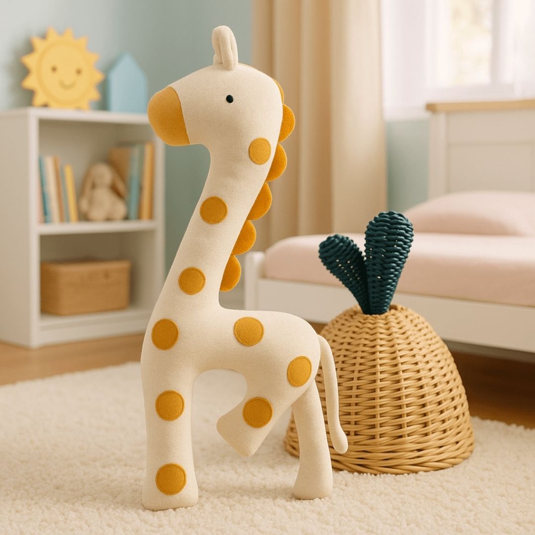 Doudou girafe café fermier