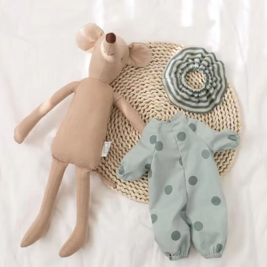 Doudou souris vêtements personnalisables