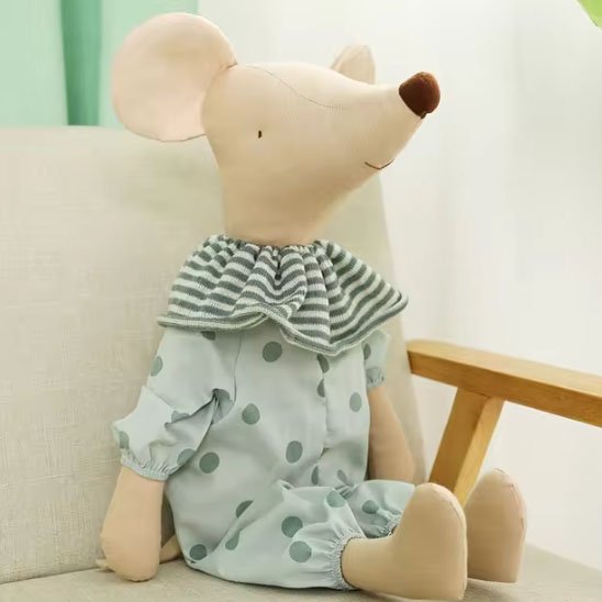 Doudou souris verte