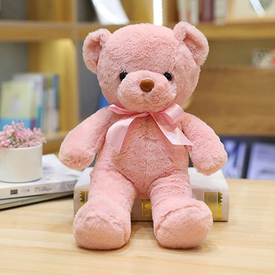 Ours en peluche maxou rose