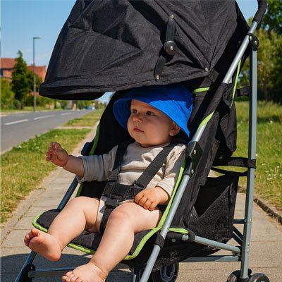 Par soleil pour poussette et confort au quotidien