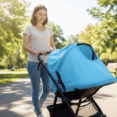 Par soleil pour poussette une protection uv optimale