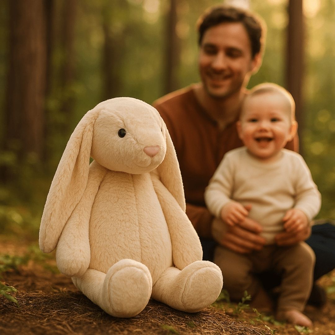 Peluche lapin adapté aux petites mains