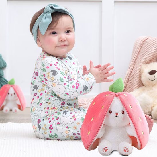 Peluche lapin adorable
