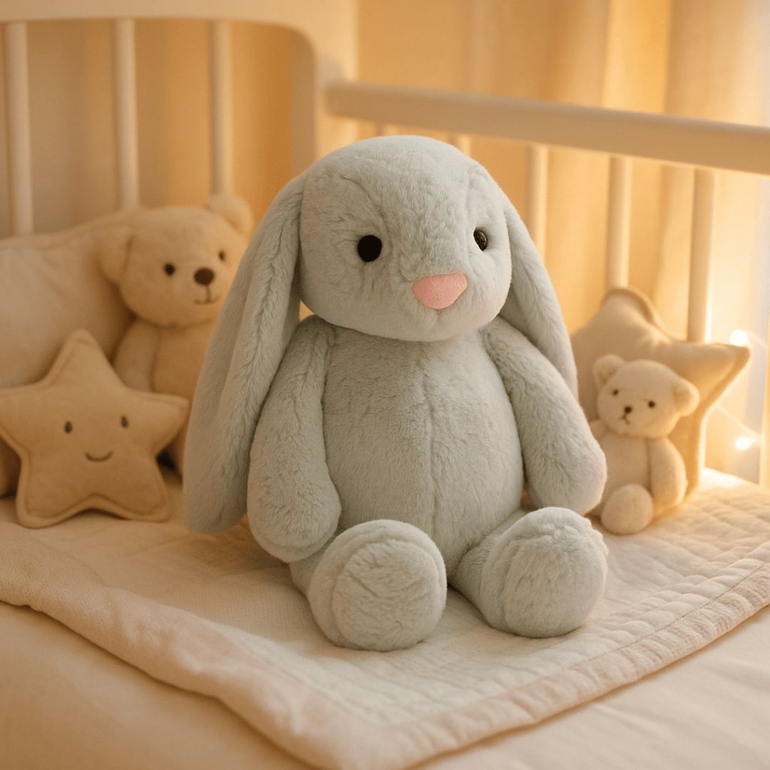 Peluche lapin idéal pour l'endormissement