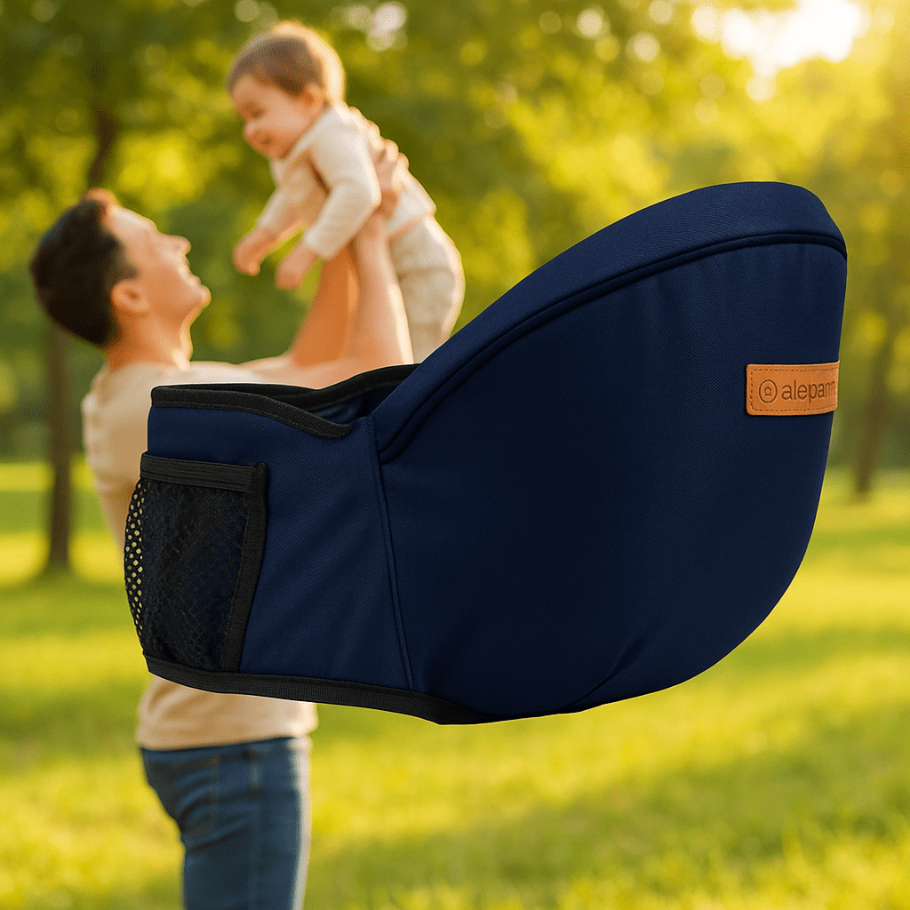 Porte bébé bleu AVAM