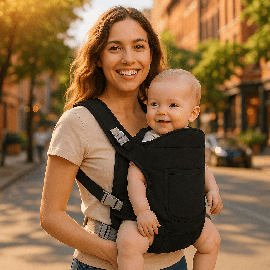 Porte bébé confortable et ajustable
