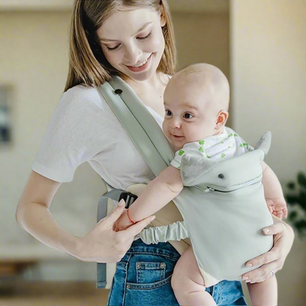 Porte bébé physiologique léger et respirant