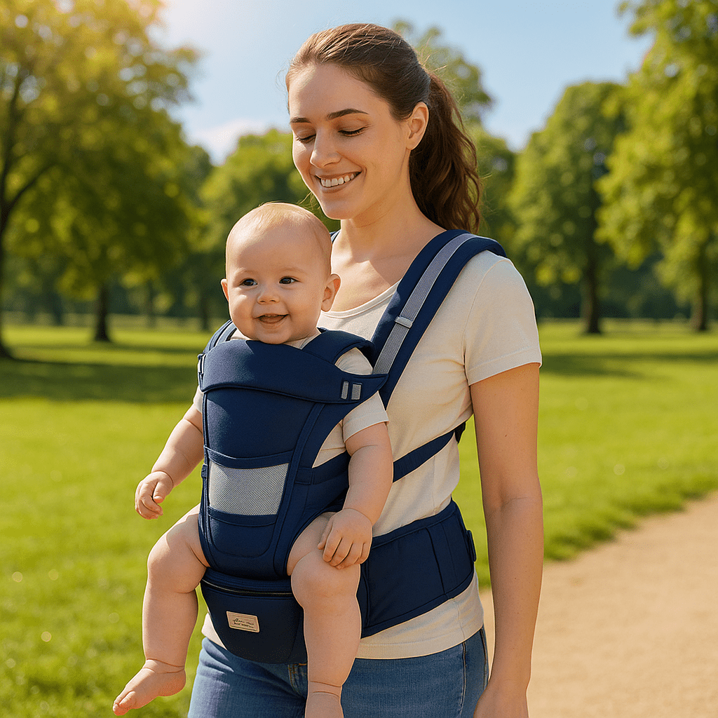 Porte bébé physiologique pour des positions multiples