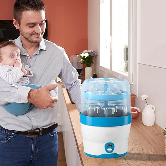 Sterilisateur biberon tranquillité d'esprit pour les parents