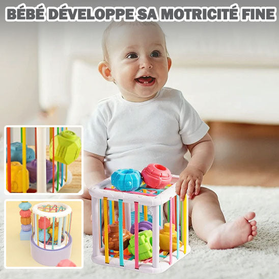 Cube d'activité bébé : Le jouet sensoriel ultime pour le développement de votre enfant