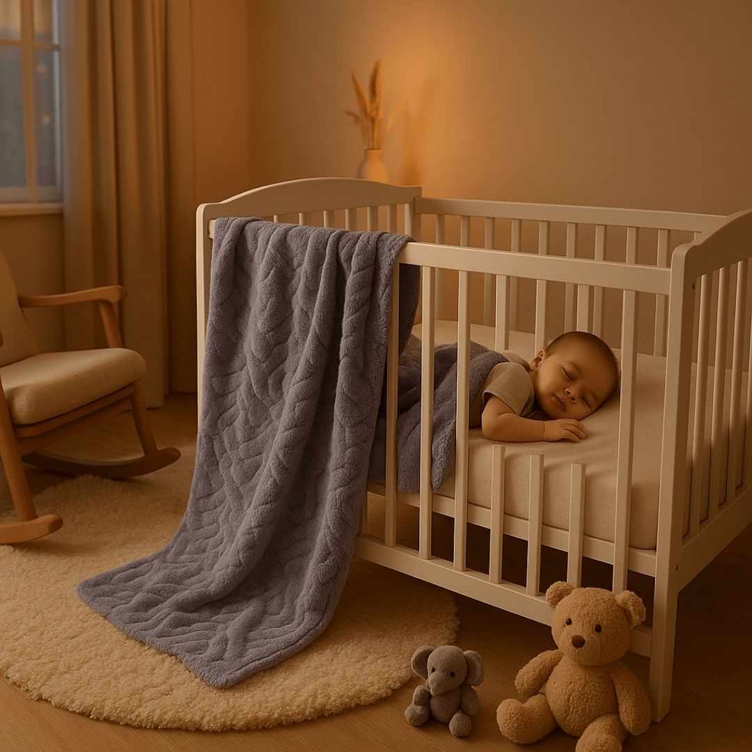 Couverture bébé qui favorise un sommeil paisible