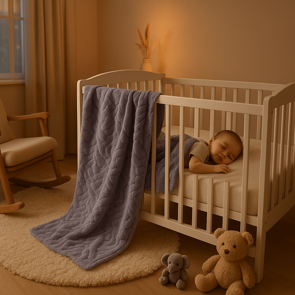 Couverture bébé qui favorise un sommeil paisible