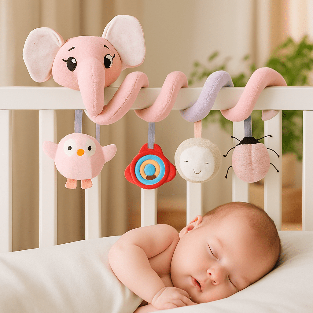 Hochet bébé effet apaisant et stimulant