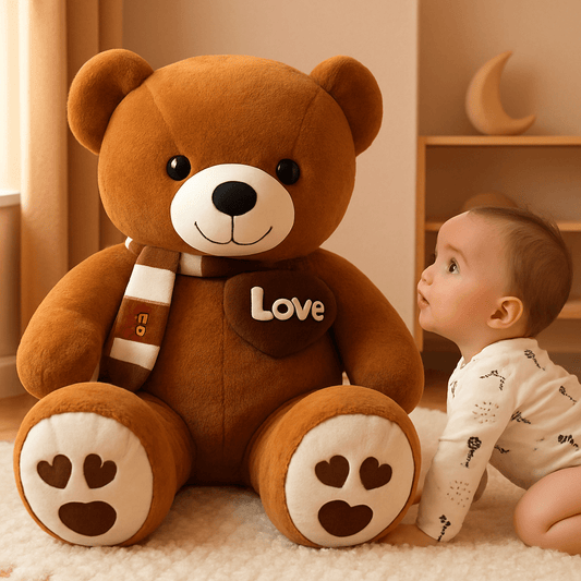 Ours en peluche géant confident des secrets