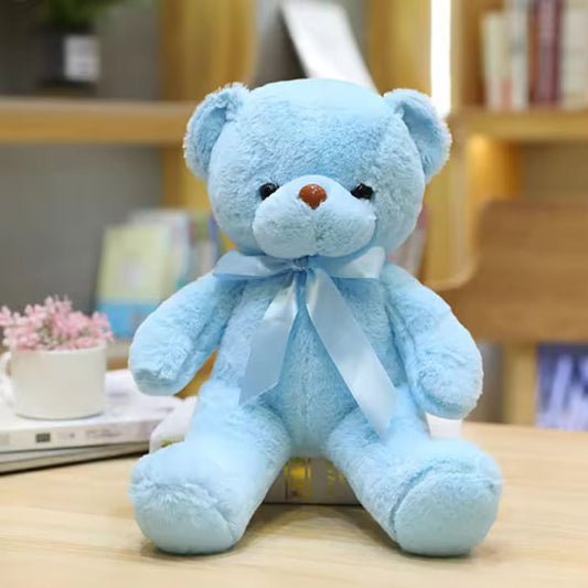Ours en peluche maxou bleu
