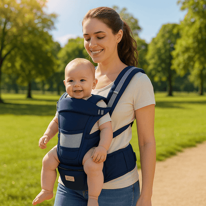 Porte bébé physiologique pour des positions multiples