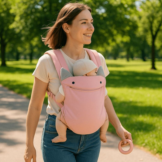 Porte bébé physiologique pour les parents actifs