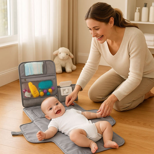 Tapis à langer rangement intelligent