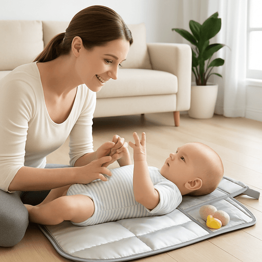 Tapis à langer rangement intelligent