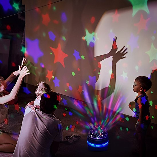 Une veilleuse bébé projection d'étoile idéal pour les anniversaires