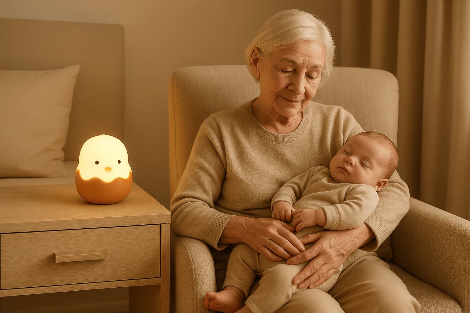 Veilleuse enfant à emporter partout même chez les grands-parents
