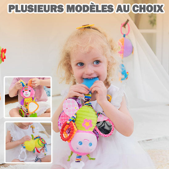 Le Hochet bébé peluche rigolo : L'Ami Indispensable de Votre Bébé - 0-12 mois