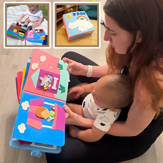 Livre pour bébé en tissu : L'éveil sensoriel et l'apprentissage en douceur