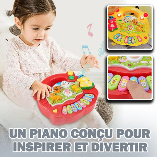 Piano bébé sonore et lumineux- Eveil sensoriel des tout-petits