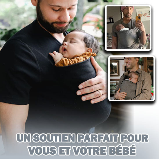 T-Shirt Porte-Bébé Kangourou : La Solution Parfaite pour nos futurs papas