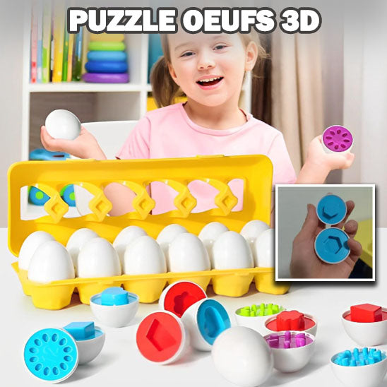 Puzzle bébé - œuf box éducatif